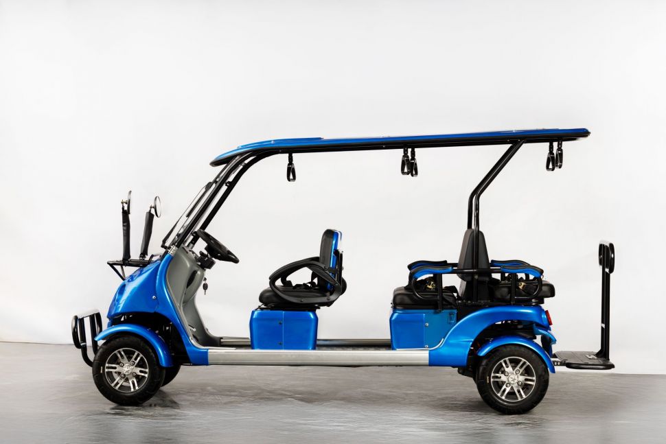 Гольфкар шестиместный OMA Electric Q8-6 Blue (4+2 60V 2500W)